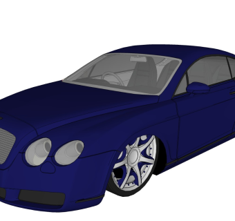 超精细汽车模型 宾利 Bentley Continental GT (2)
